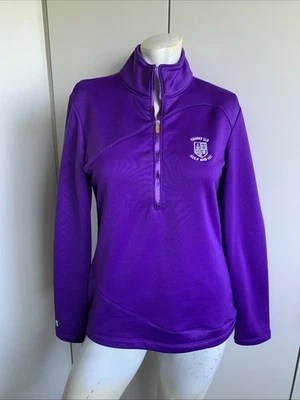Grosse Ile Golf and CC women’s Small loose fit Under Armour 1/2 zip sweatshirt - Image 1 of 4