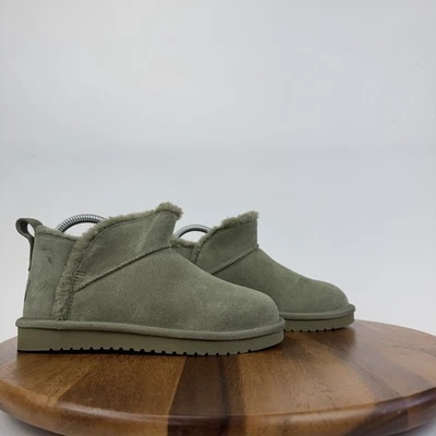 Nuevas Mujeres Koolaburra By Ugg Koola Ultra Mini Forradas Verde Botines Talla 5 M Foto 1 de 4