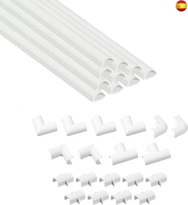 D-Line Micro+ 2010W-400, Canaletas adhesivas para cables, Solución para  - Imagen 1 de 8