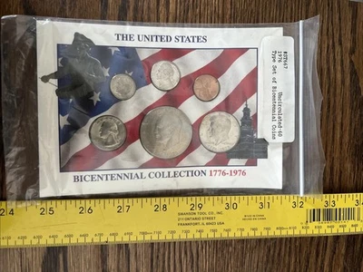 1976 Bicentennial Uncirculated D US Mint Coins (set of 6) 1994 Littleton Coin Co - Image 1 of 4