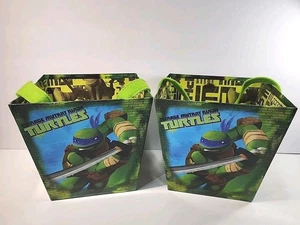Teenage Mutant Ninja Turtles 2015 (PTI Group) Paperboard Buckets w/ Felt Handle - Picture 1 of 13