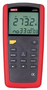 Digital Thermometer Dual-Channel Input Thermocouple K J T E R S N UT325 USB - Picture 1 of 3