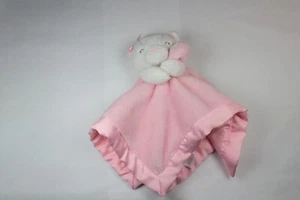 Carters Lovey Pink Kitty Cat Fleece Satin Trim Baby Security Blanket 14.5" - Picture 1 of 7