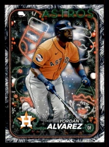 2024 Topps Holiday Tree #H117 Yordan Alvarez Houston Astros - Bild 1 von 2