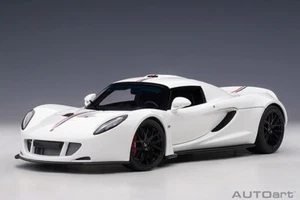 1/18 AUTOart Hennessey Venom GT Spyder World Fastest Edition White Model 75405 - Picture 1 of 8