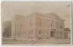 1900 City Hall Street View Vermillion Dakota del Sur Postal RPPC - Imagen 1 de 2