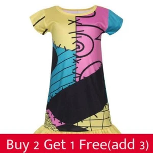 Enchanting Nightmare Before Christmas Sally Cosplay Costume For Girls Perfect - Picture 1 of 2