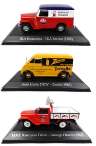 Set of 3 Trucks IAME DKW IKA 1:43 SALVAT Autos Diecast Model Car SAL3 - Picture 1 of 10