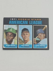 1971 Topps Stars Bobby Brooks Pete Koegel Scott Northey #633 Rookie RC