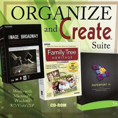 Organize and Create Software Suite - Image Broadway - Family Tree - Paperport 14 - Image 1 of 4