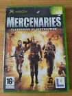 xBox game Mercenaries with jewel case and booklet
