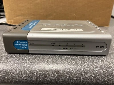 D-Link DI-604 Express Ethernet 4 Port Broadband Router Fully Functional - Image 1 of 4