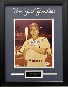 Phil Rizzuto autographed inscribed framed 8x10 photo MLB New York Yankees PSA - Picture 1 of 1