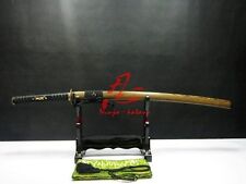 Clay tempered hualee wood sheath handwork groove katana sword sharp battle reday