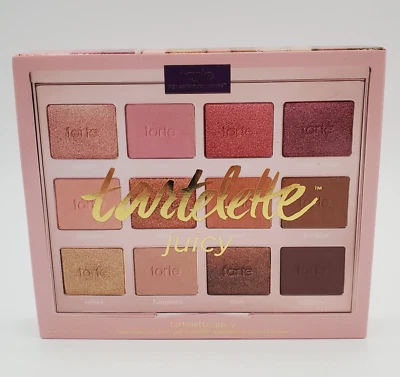 Tarte Eyeshadow Palette 12 Pan Tartelette Juicy Amazonian Clay Neutrals Pink NIB - Image 1 of 4