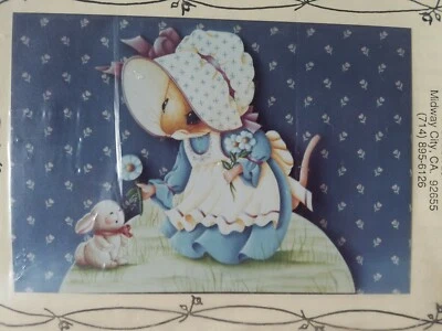 BARBARA BERTRAND MISS MOUSE BABYSITS PAINTING PATTERN  - Image 1 of 4