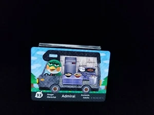 Nueva Tarjeta Amiibo Admiral 32 Welcome - Animal Crossing - Imagen 1 de 2