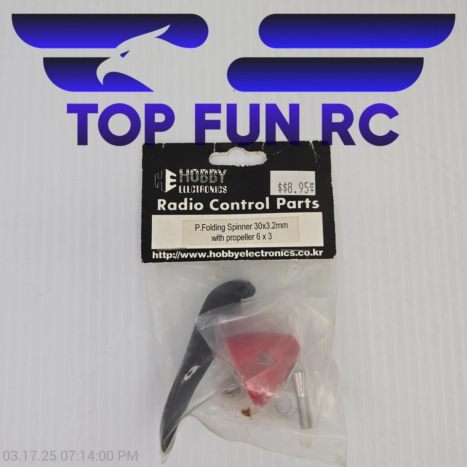 Hobby Electronics P. Klappspinner 30x3,2mm mit Propeller 6x3 - Bild 1 von 1