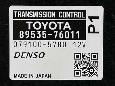 Módulo de control informático de transmisión Lexus CT200H 2015 91 K 8953576011 15 16 17 Foto 1 de 4