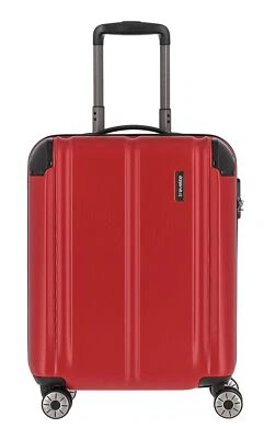 travelite City 4W Trolley S Trolley Red dunkelrot Neu - Bild 1 von 4