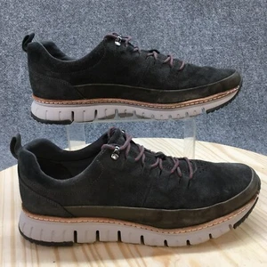 Cole Haan Shoes Mens 10.5 M Zerogrand Rugged Oxford Sneakers Gray Lace Up C28468 - Picture 1 of 15