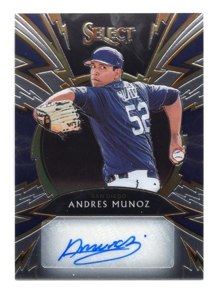 2020 Andres Munoz Select Sparks Signatures Autograph 102/199 - Image 1 of 1