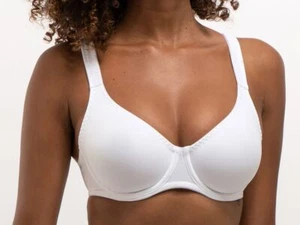 DORINA Lindsay glatter Bügel-BH, T-Shirt BH, Non Padded, Microfaser weiß D 1032