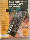 Advertising Pubblicità- 1994 - Creative Sound Blaster Awe32