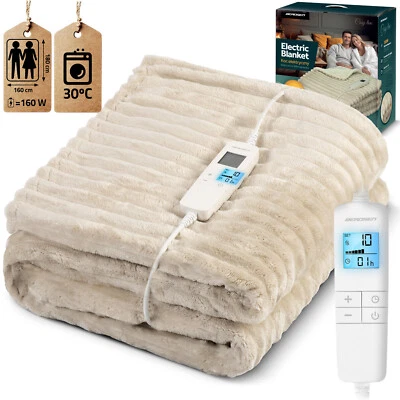 BERDSEN XXL elektrische Heizdecke Wärmedecke Heizmatte Wärmebett Wärmeunterbett - Bild 1 von 4