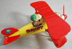 Vintage Original Peanuts Woodstock 1965 Aviva Diecast Snoopy Flugzeug - Bild 1 von 9