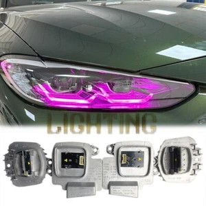 Purple DRL For BMW G80 M3 G82 M4 G22 G26 Daytime Running Light LED Unit 2021- - Picture 1 of 5