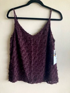 $79 1.STATE women's adjustable strap tank top with fringes us size S - Picture 1 of 7