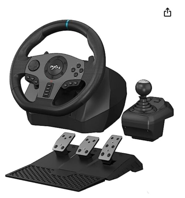 Volante Logitech G27 Completo (com Caixa) + Adaptador P/ Ps4