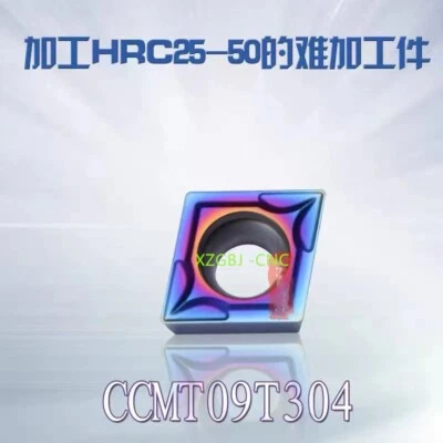 ZIMI-CNC HRC65 CCMT09T304 ZM1135N CCMT32.51 Nano Blue Bore Turning Insertion