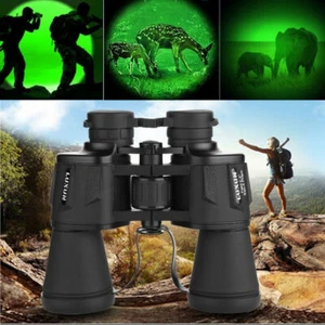 20x50 Binoculars Black Military Green Outdoors Travel Bird Watching HD Binocular - Picture 1 of 14