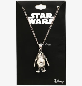 Porg Charm Pendant Necklace 3D Star Wars: The Last Jedi Licensed Disney NWT - Picture 1 of 4