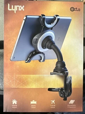 OCTA Lynx Ultimate 360° iPad Holder & Companion for Home,  Black and Silver - Image 1 of 4