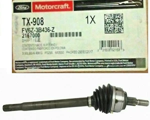 Conjunto de eje delantero derecho exterior motorcraft TX-908 - Imagen 1 de 5