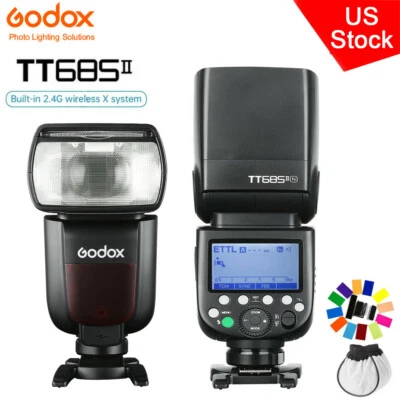 US Godox New Upgrade TT685II-N 2.4G TTL HSS Camera Speedlight Flash for Nikon - Image 1 of 4