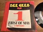 BEE GEES "FIRST OF MAY / LAMPLIGHT" NCB 1969 POLYDOR RECORDS M45 59.260 USED 7"