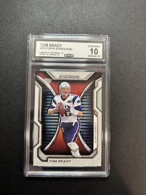 Tom Brady 2012 Topps Strata CCG 10 - Image 1 of 2