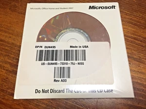 Microsoft Office Home And Student 2007 New Sealed - Afbeelding 1 van 2