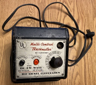 Lionel Multi-Control "TRAINmaster" Transformer - 110 RW Watt ~ has issues - Image 1 of 4