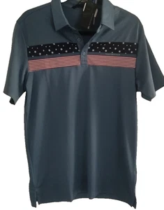 TravisMathew Men's Good Good Patriot Golf Polo S - Picture 1 of 7