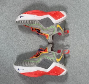 Nike LeBron 19 Zapatos Bajos Para Hombres 7 Plata Naranja Tenis de Baloncesto CK6024-001 - Imagen 1 de 18