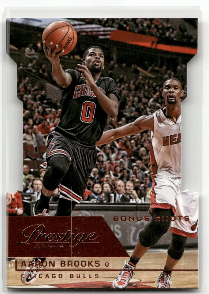 2015-16 Panini Prestige #79 Aaron Brooks Bonus Shots Die Cut Orange #/149 - Image 1 of 2