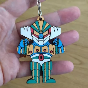 JEEG ROBOT D'ACCIAIO PORTACHIAVI IN LEGNO - Foto 1 di 3
