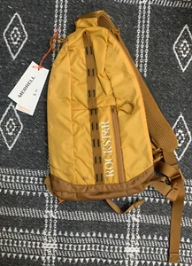 Merrell Hiking Shoulder Sling Bag Rockstar Shannon Cohen 8L Amber Gold NWT $70 - Picture 1 of 4
