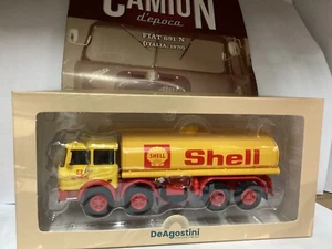 Camion d’epoca , FIAT 691 N 1970, SHELL 1/43 die-cast DE AGOSTINI - Imagen 1 de 7