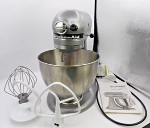 KitchenAid Stand Mixer Classic Plus w accessories Model KSM75SL Silver - Picture 1 of 7